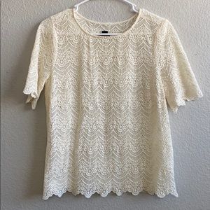Lace blouse | J.Crew | size small